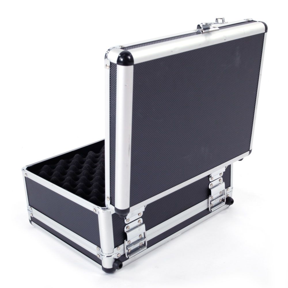 Aluminum New FramedHard Storage Carry Case Black