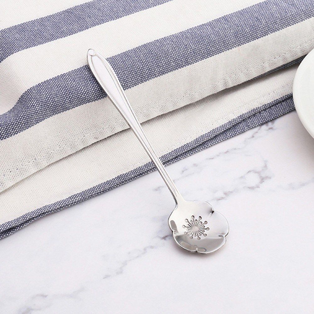 Flower Spoons Set Mini 410 Stainless Steel Cutlery Dessert