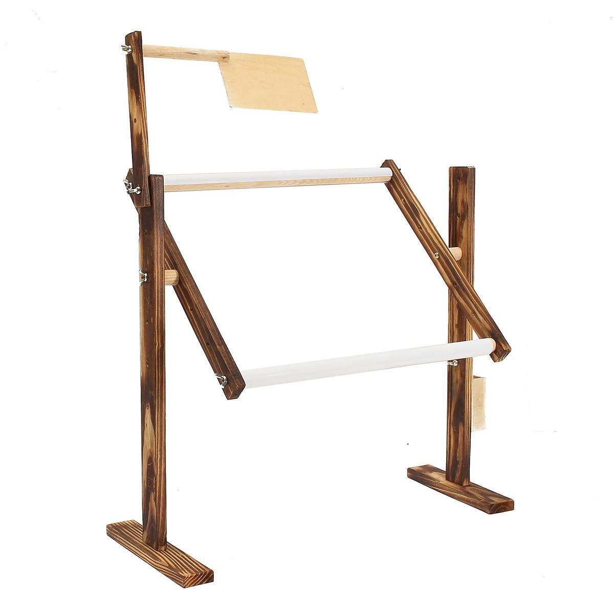 Adjustable Wood DIY Sewing Tool Embroidery Frame Floor Stand Holder Hoop Cross Stitch Craft 300*400mm