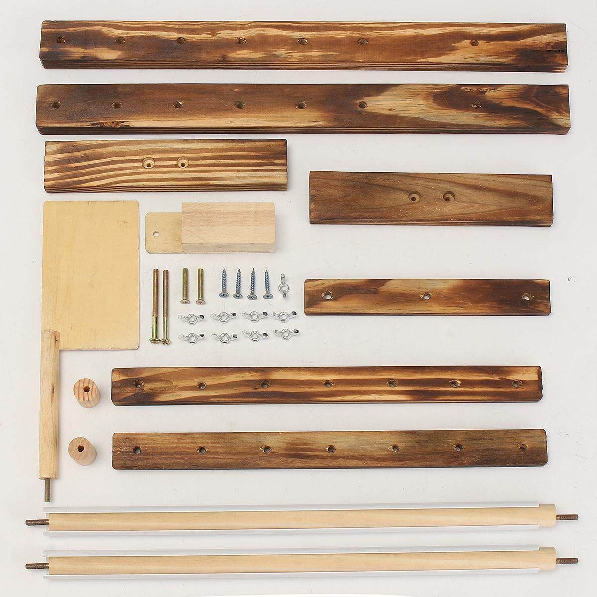Adjustable Wood DIY Sewing Tool Embroidery Frame Floor Stand Holder Hoop Cross Stitch Craft 300*400mm