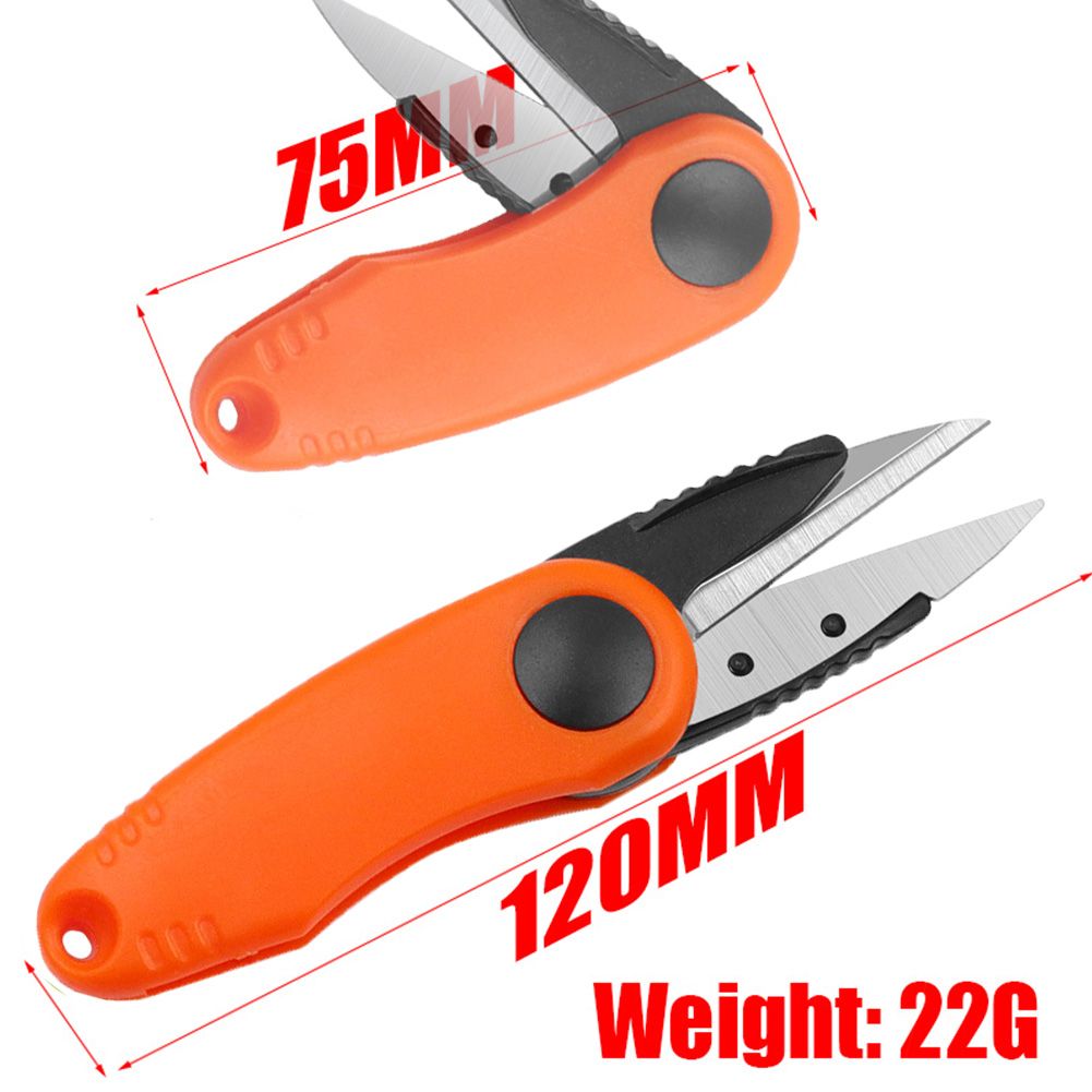 Fishing Quick Knot Tool Kit Shrimp Shape Fold Scissors