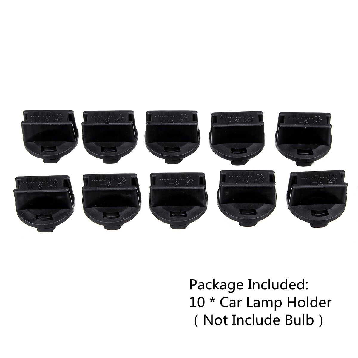 10 Pcs T10 LED Twist Socket Car Instrument Panel Cluster Bulbs Lamp Holders