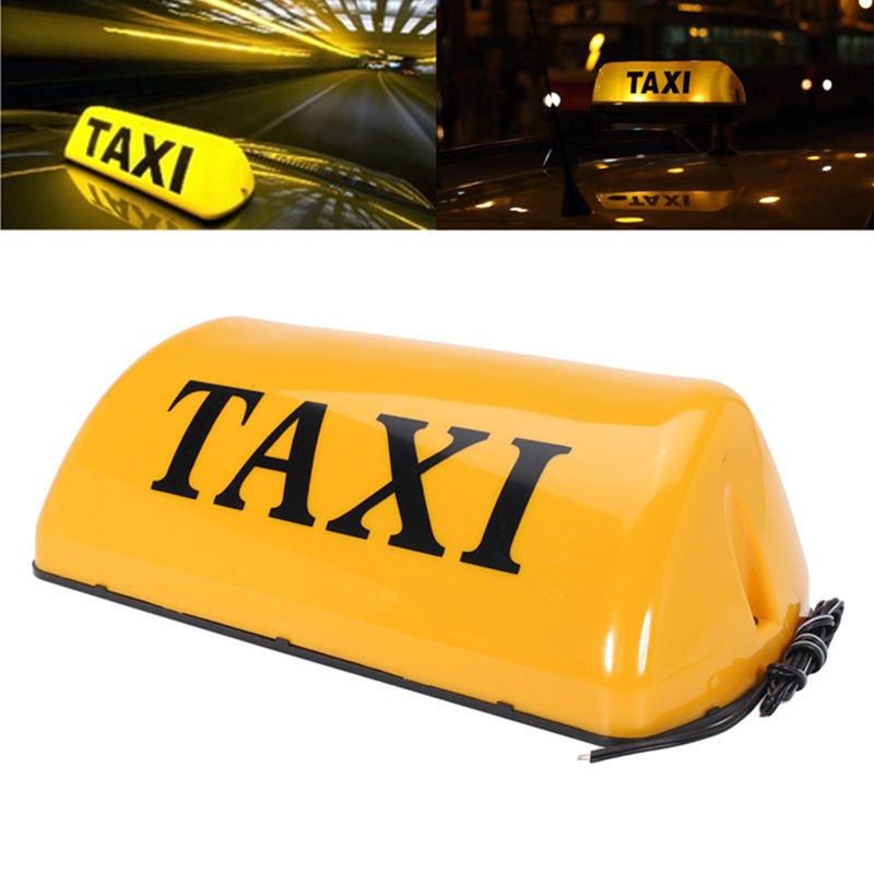 12Vi Cab Sign Roof Top Topper Car Magnetic Lamp LED Light WaterproofI Roof Lamp Bright Top Board
