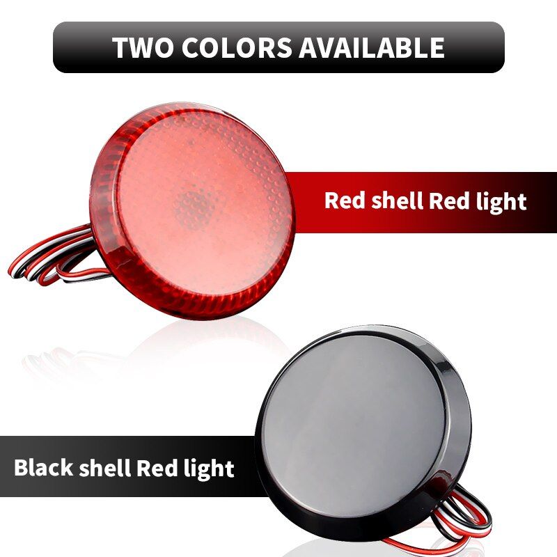 2 Pcs LED Rearper Reflector Lights For Toyota Corolla 2008-2010 For Nissan Qashqai For Pathfinder
