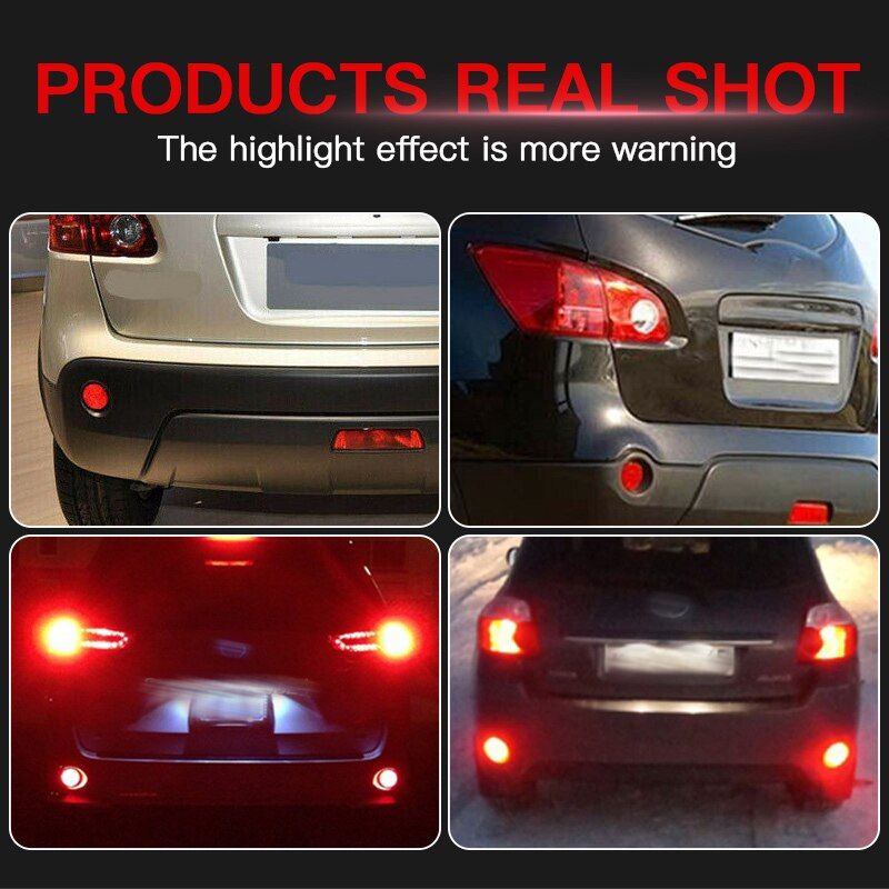 2 Pcs LED Rearper Reflector Lights For Toyota Corolla 2008-2010 For Nissan Qashqai For Pathfinder