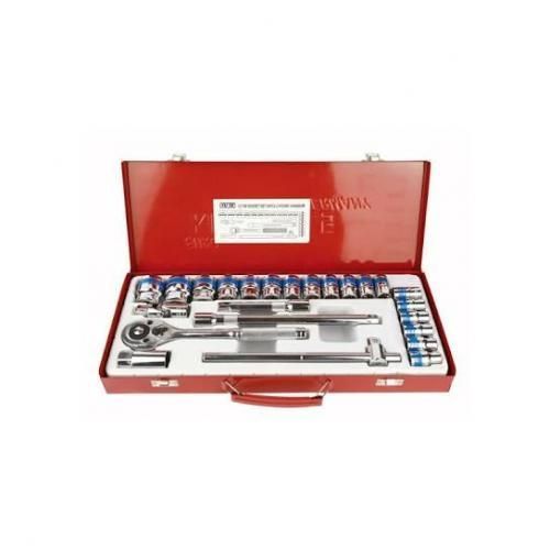 1/2" CHROME VANADIUM SOCKET SET