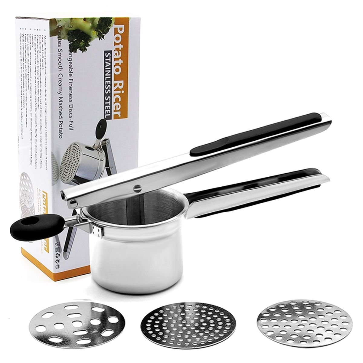 Potato Ricer Hand Press Lemon Orange Watermelon Potato