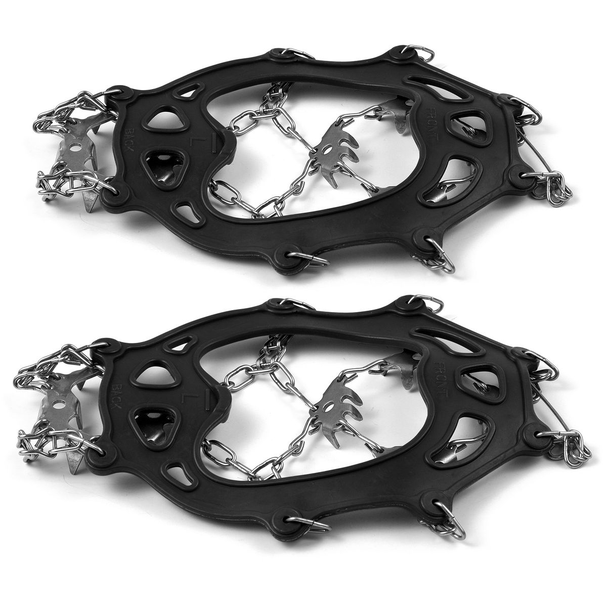 201 Stainless Steel 24 Teeth Ice Claw Snow Anti-slip Shoe