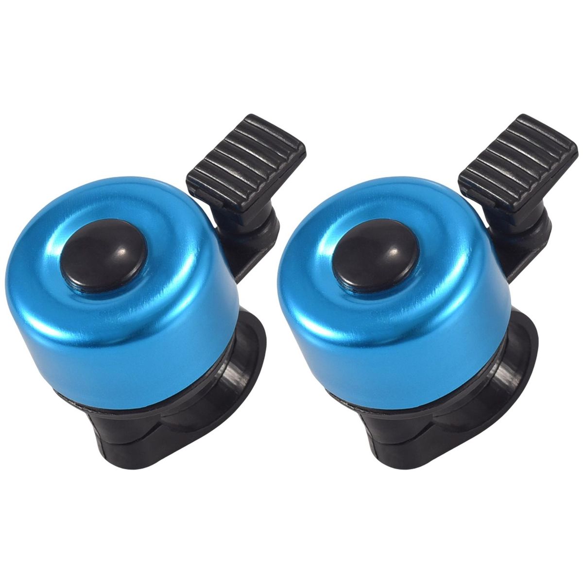 2Pcs Bike Thumb Bells Anti Corrosion Cycling Alarm Horn Bike Bells Blue