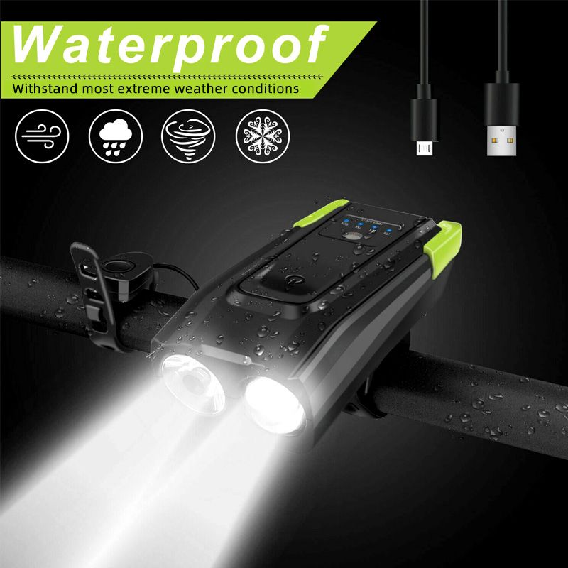 Bicycle Bell With Light 2000mah 4000mah Rechargeable 800