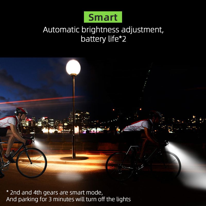 Bicycle Bell With Light 2000mah 4000mah Rechargeable 800