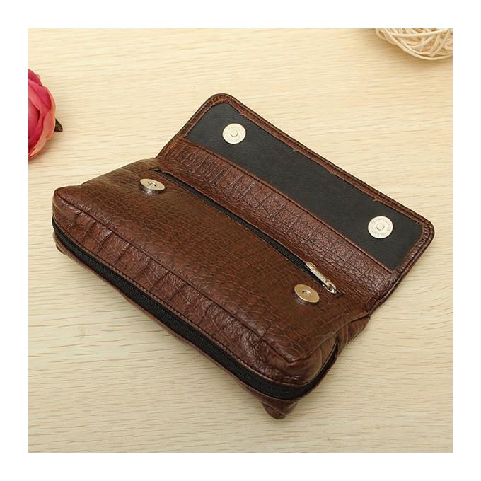 Leather Smoking Pipe Case Savinelli Bag Pouch Tamper Filter Tool Cleaner