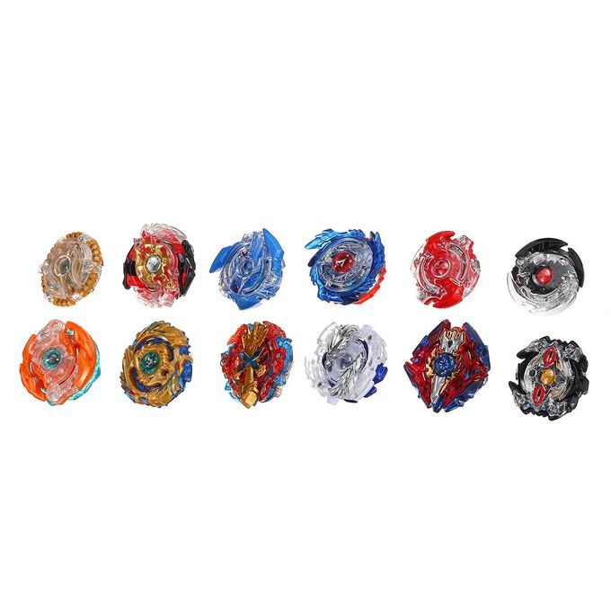 12PCS Beyblade Burst Arena Toys With 1x Handle 3x Launchers 1x Carrying Case Set