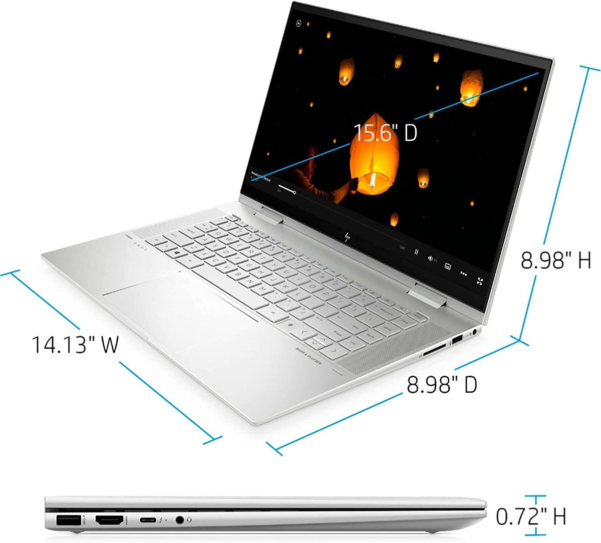 Envy 15 X360 12th Gen Intel Core I7 16GB/1TB SSD Win 11