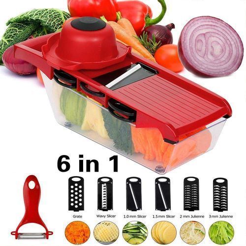 Mandoline Fruits &Vegetables Slicer + Potato & Carrot Slicer