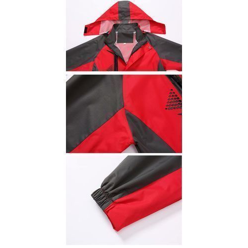 Waterproof  Men Women Zipper Hooded Unisex Outdoor Jacket