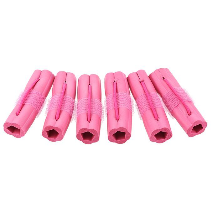 6Pcs Magic Foam Sponge Hair Curler Curly Hair Shape Hair