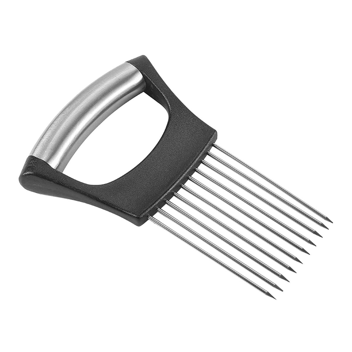 Stainless Steel Onion Holder For Slicing Vegetable Potato Cutter
