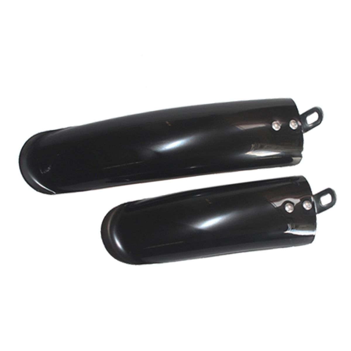 2x Folding Bike Mudguard Front & Rear Fenders Black 14inch