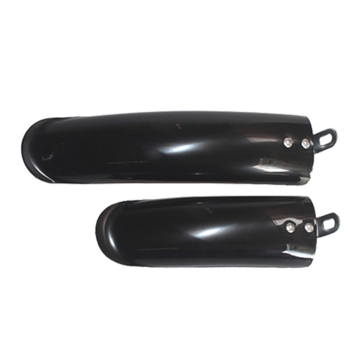 2x Folding Bike Mudguard Front & Rear Fenders Black 14inch