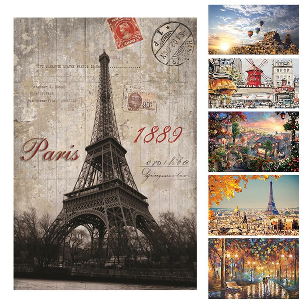 DIY 1000 Pieces Jigsaw Puzzle Wooden Assembling Picture
