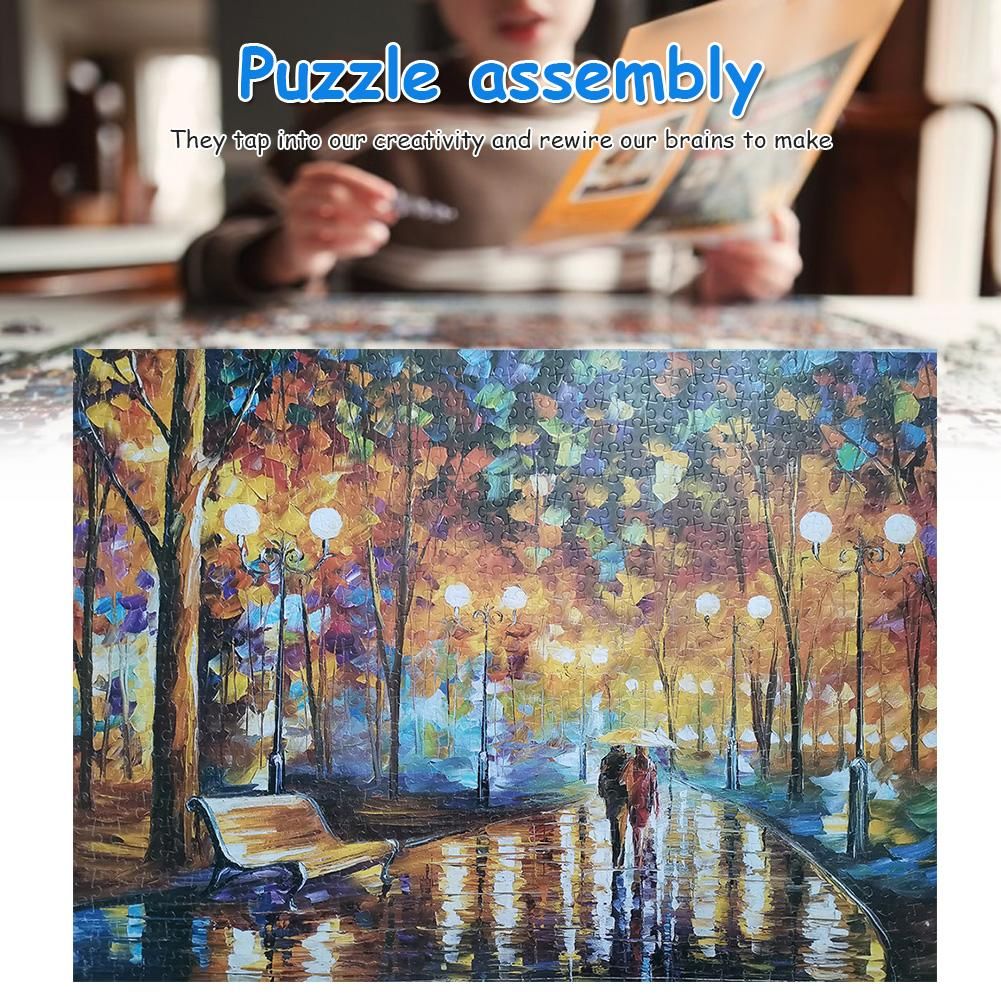 DIY 1000 Pieces Jigsaw Puzzle Wooden Assembling Picture