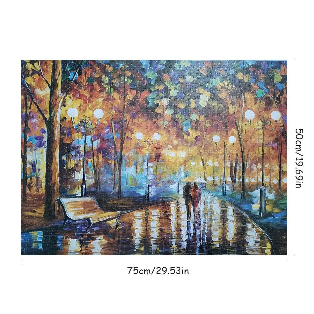 DIY 1000 Pieces Jigsaw Puzzle Wooden Assembling Picture