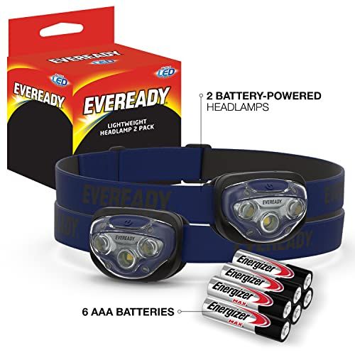 Eveready LED Headlamps 2Pack Bright And Durable Head Lights