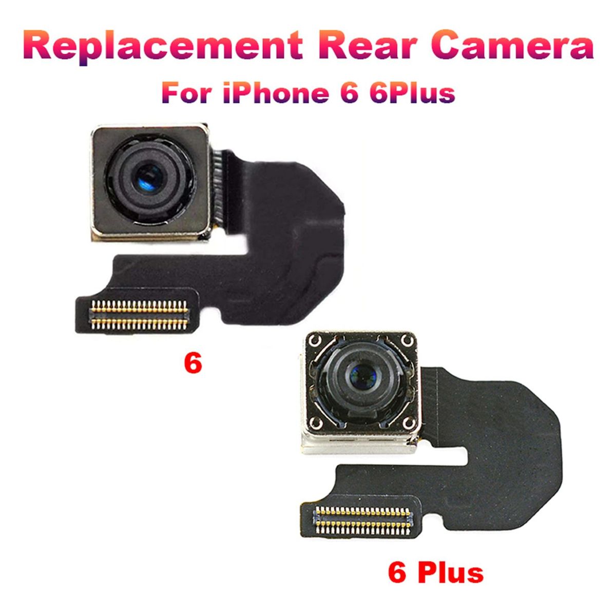 Rear Camera for iPhone 6 Plus Back Camera Main Rear Camera Lens Flex Cable Camera for iPhone6 Plus Repair Phone Parts