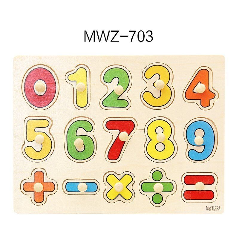 Animaux Puzzle En Bois eveil Casse-tete Cadeau Jeux Educatif DIY Pr Bebe Enfants 30*22.5cm MWZ-703 Seven Hundred And Three