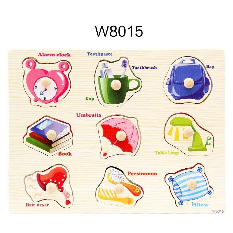 Animaux Puzzle En Bois eveil Casse-tete Cadeau Jeux Educatif DIY Pr Bebe Enfants 30*22.5cm MWZ-703 Seven Hundred And Three