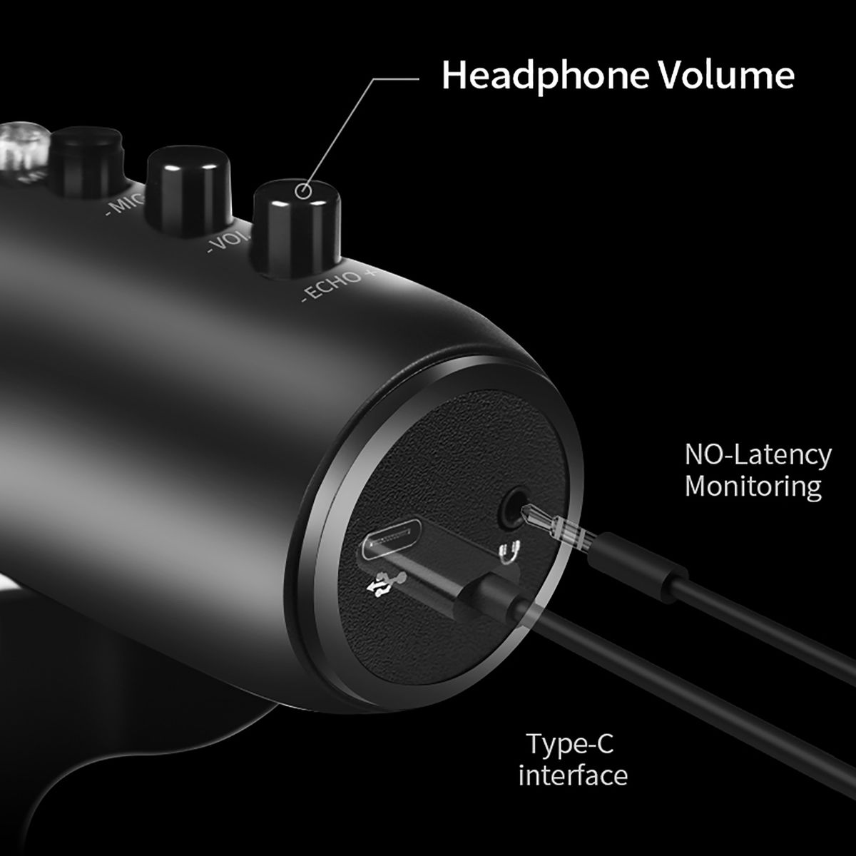 Professional Condenser USB Microphone For IPhone Android PC