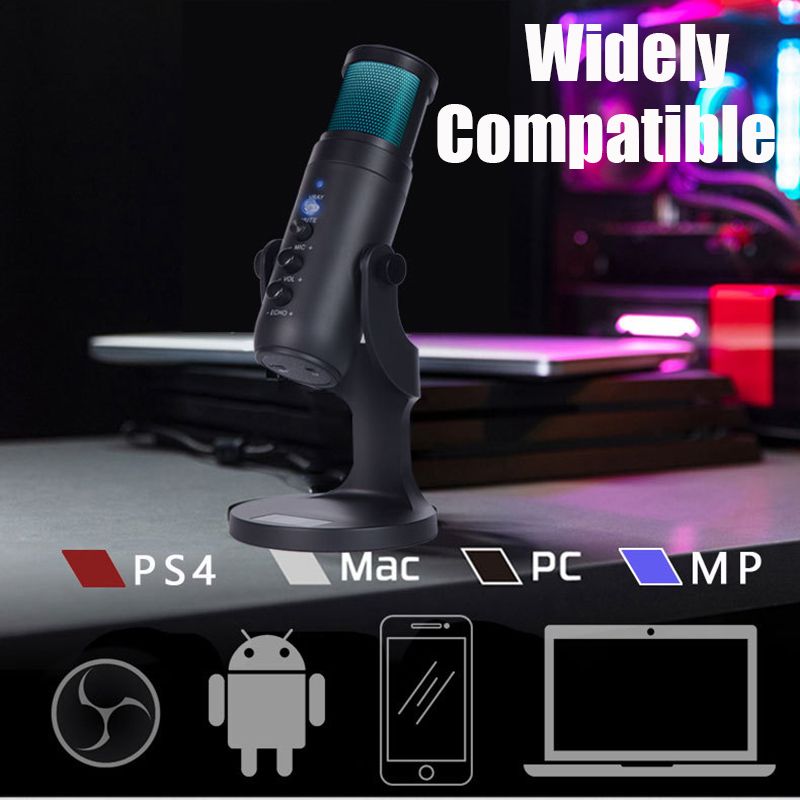 Professional Condenser USB Microphone For IPhone Android PC