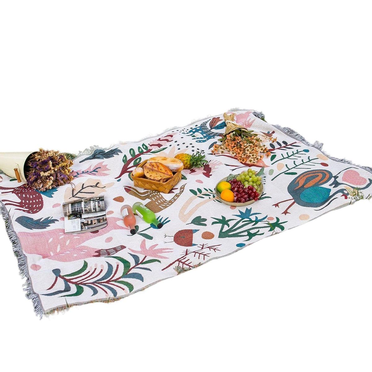 Picnic Mat Ethnic Style Pattern Portable Outdoor Picnic Mat A