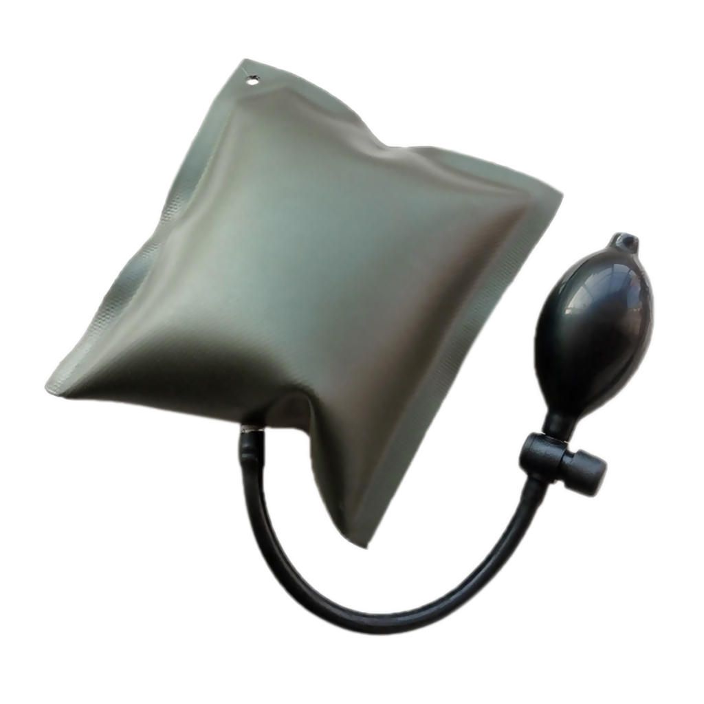 Air Pump Wedge Inflatable Leveling Alignment Shim Bag Tool Green