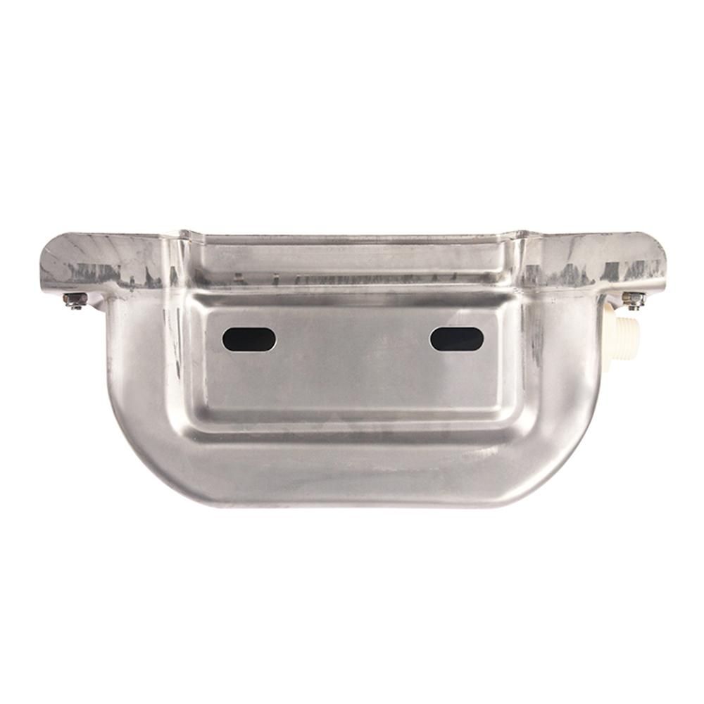 Automatic Waterer Bowl Stainless Steel Drinking Water Bowl Dispenser with Float Valve Drainage Hole for Horse Cattle Goat Sheep Pig Cow Dog