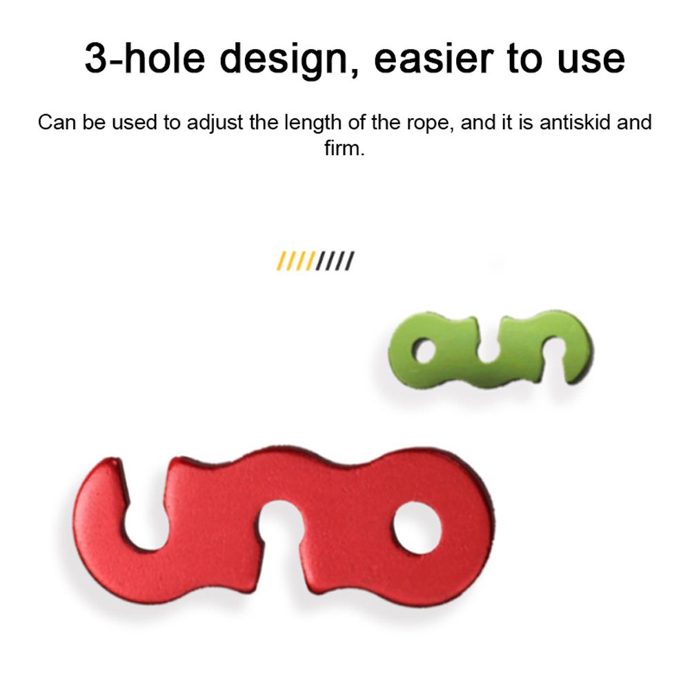 Outdoor Tent Wind Rope Buckle Tent Pull Ropes Buckles