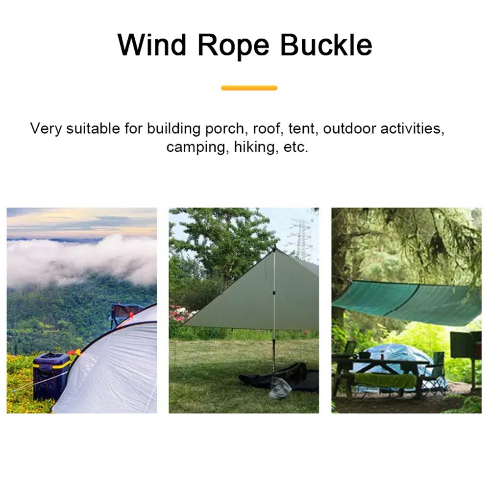 Outdoor Tent Wind Rope Buckle Tent Pull Ropes Buckles