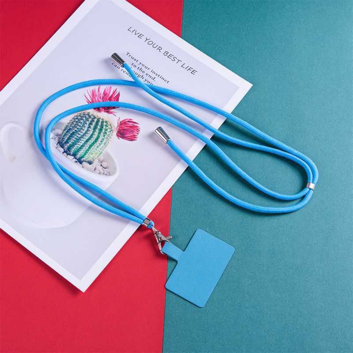 Phone Lanyard Universal Adjustable Wear-resistant-Blue