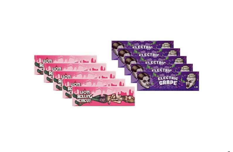 Electric Grape & Chewing Madness Flavored Papers (10 Packs)