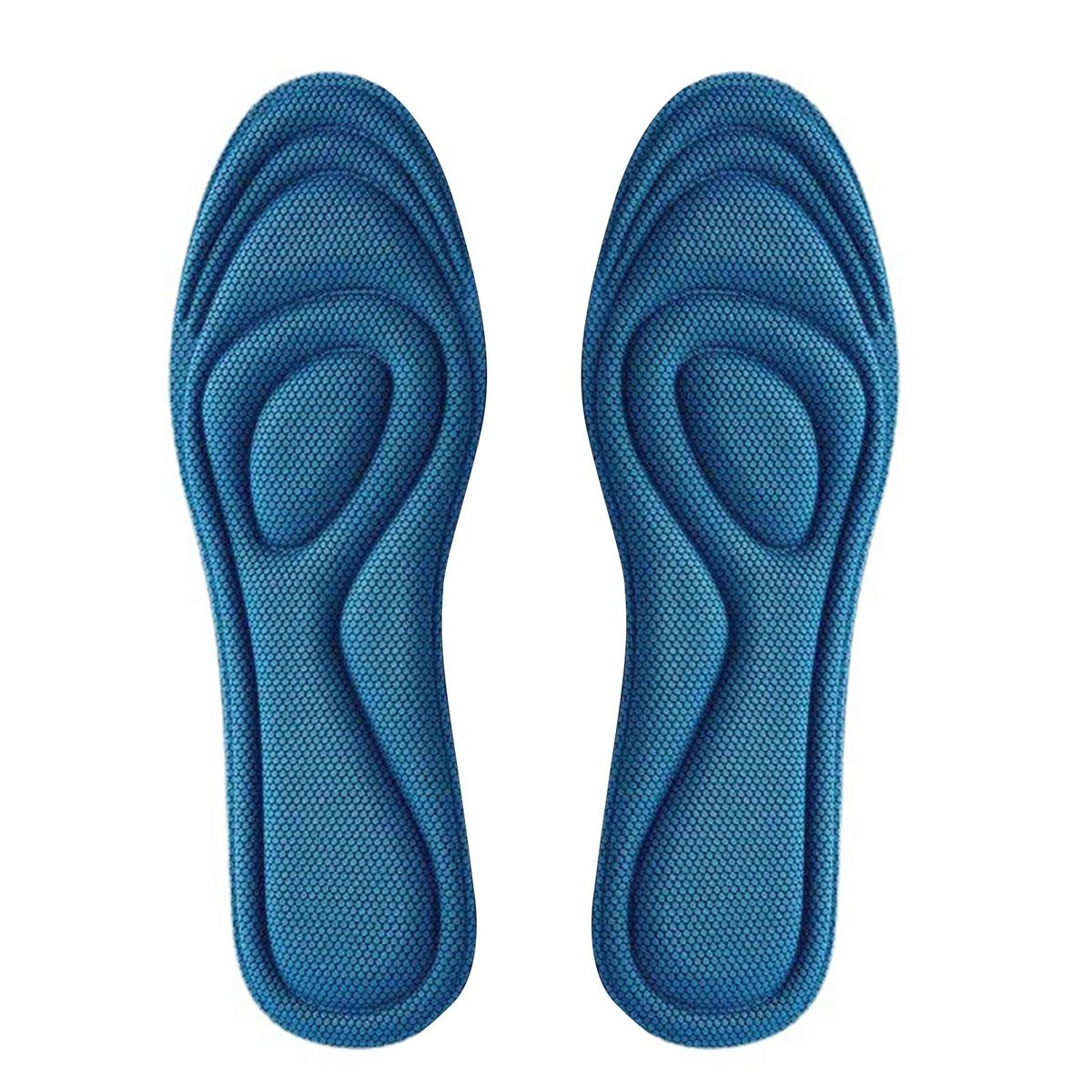 1 Pair Men Insoles Nano Deodorant Men Insoles Blue