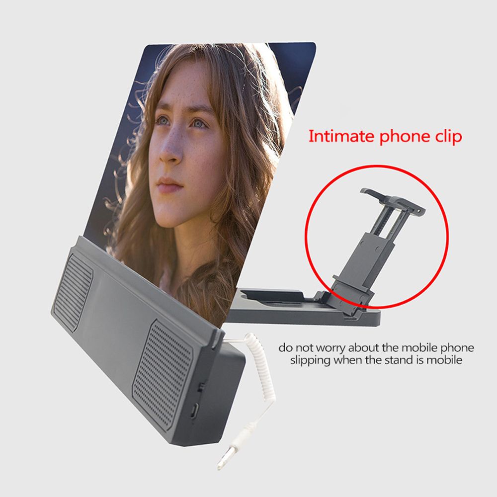 12inch Mobile Phone Screen Amplifiers 3D Video Large-screen