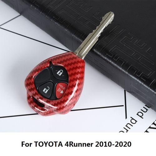 Car Carbon Fiber Key Cover Case For Toyota 4Runner