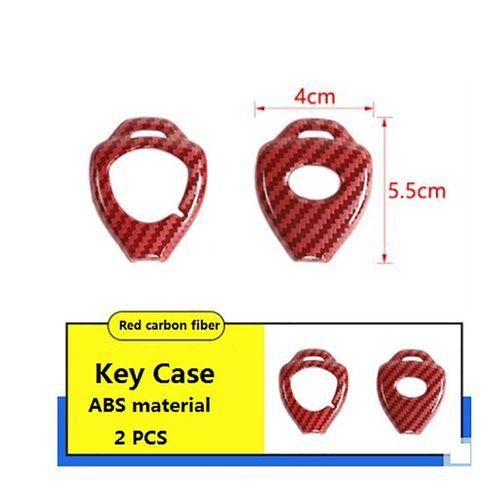 Car Carbon Fiber Key Cover Case For Toyota 4Runner