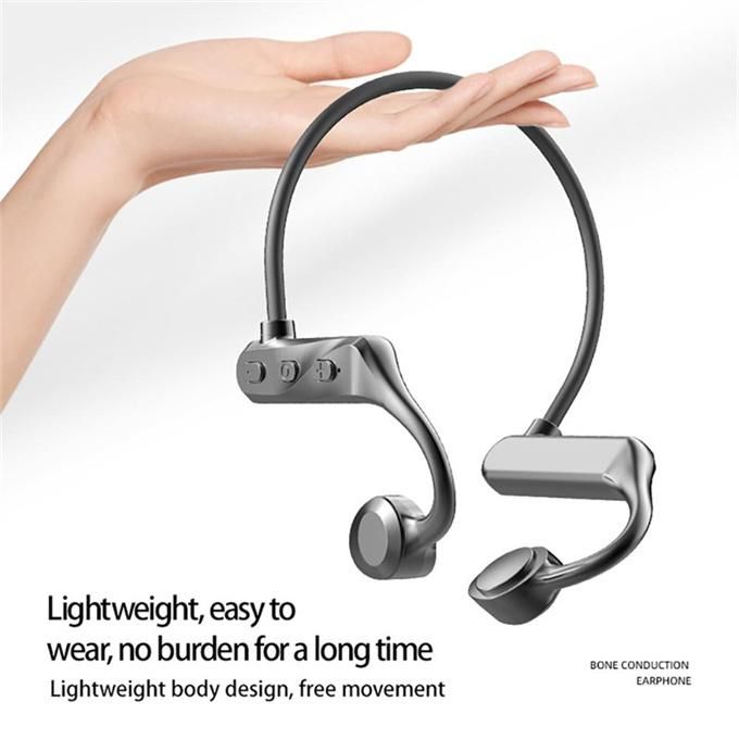 K69 Green Bluetooth Living Waterproof Headphones Bone Conduction Headphones for Android and IOS