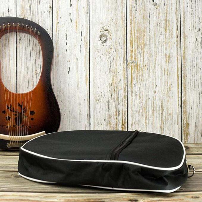 Simple Lyre Storage Carrying Bag Case 10-19 Strings Lyre Harp W/