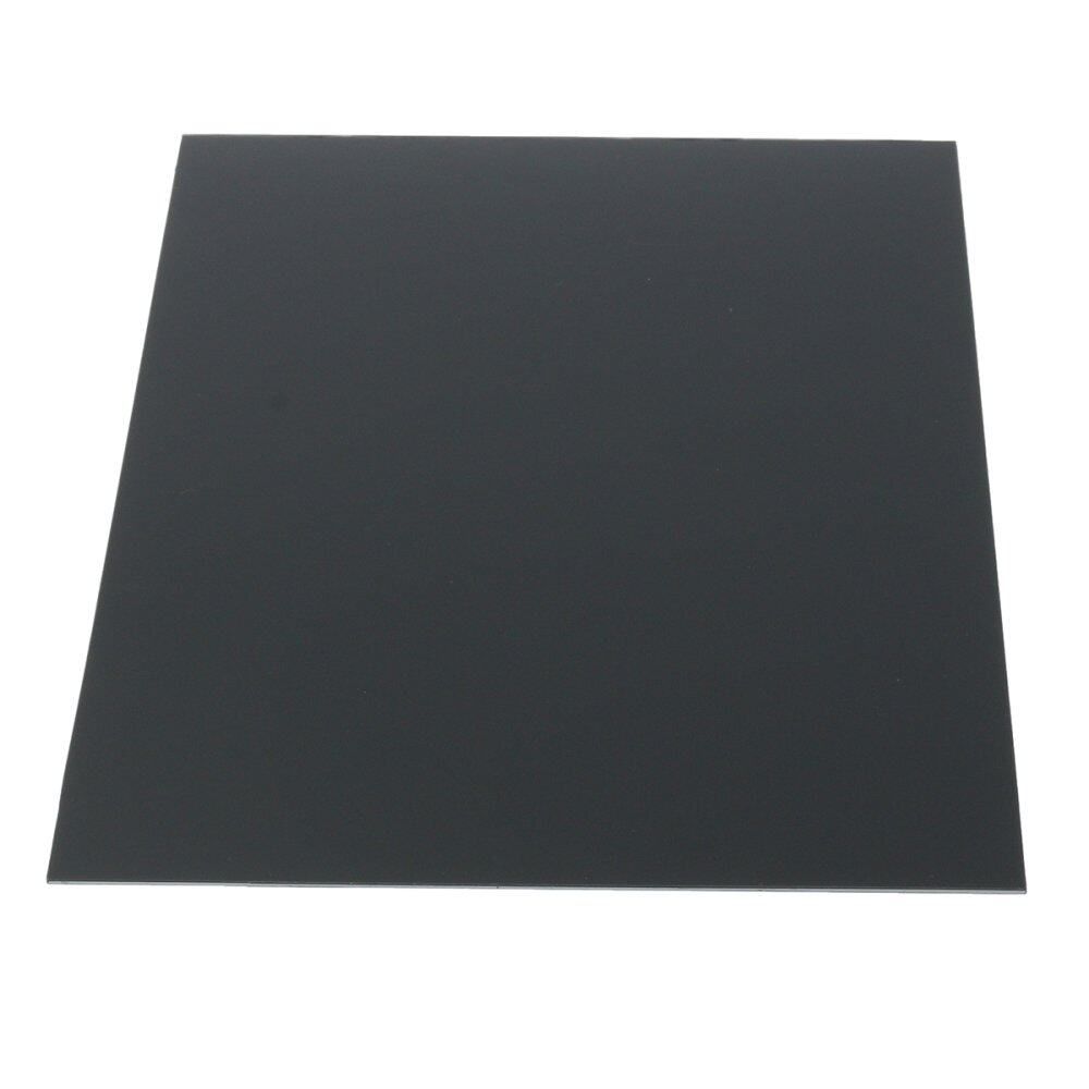 1 Pcs 200x300x1mm ABS Styrene Plastic Sheet Plate Black Smooth