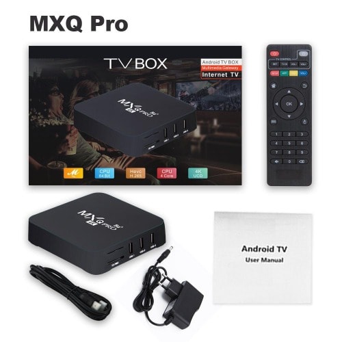 4K MXQ Pro Android Internet TV Box
