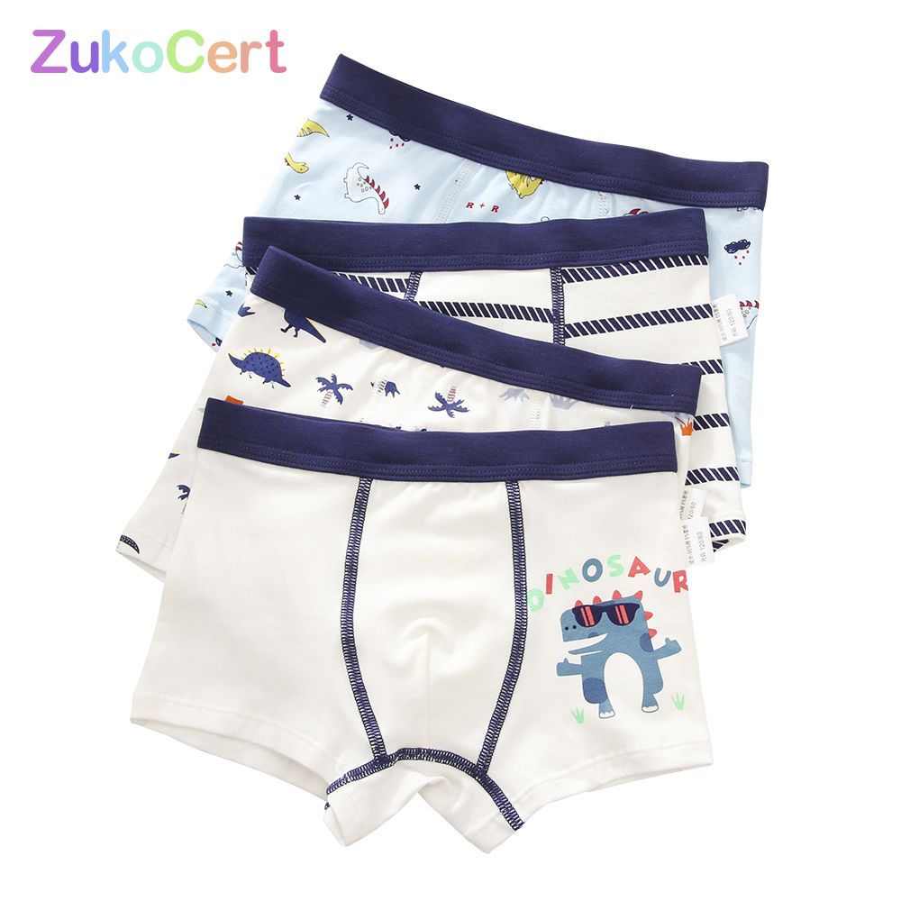 4 Pcs/lot Kids Underwear Boxer Briefs Panties