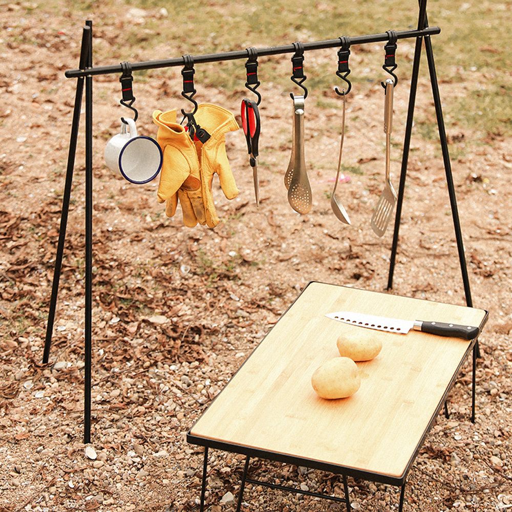 Outdoor Camping Cups Bowls Folding Drying Rack